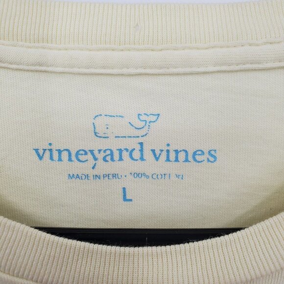 Vineyard Vines Long Sleeve Bonefish Diamond Pocket Tee Long Sleeve Mens Large - Picture 8 of 12